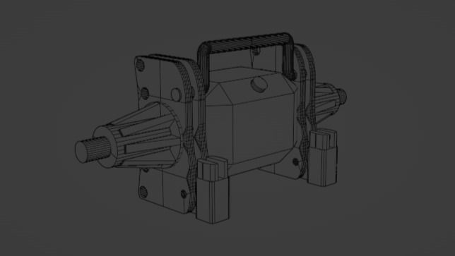 Scale 4 Link Fabricated Rear End Housing for Scale Models 3D print model_21