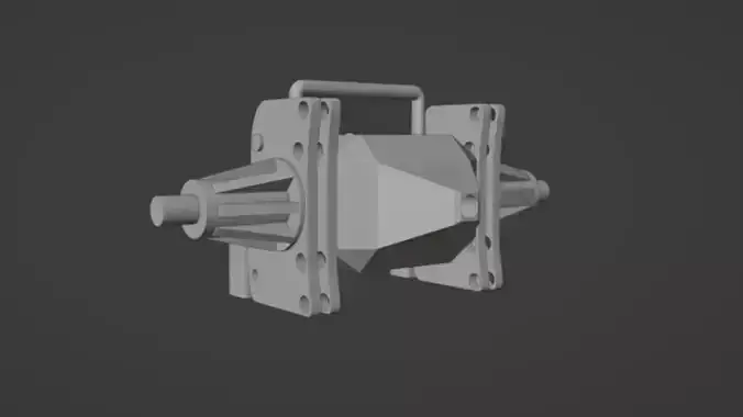 Scale 4 Link Fabricated Rear End Housing for Scale Models 