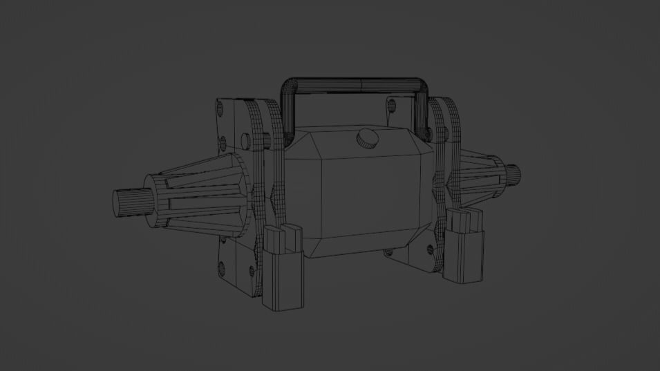 Scale 4 Link Fabricated Rear End Housing for Scale Models 3D print model_16