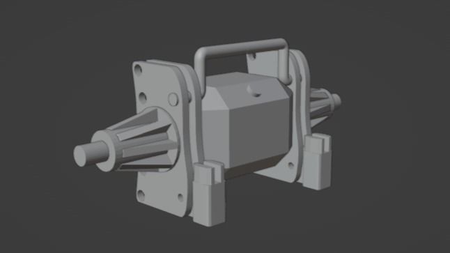 Scale 4 Link Fabricated Rear End Housing for Scale Models 3D print model_12