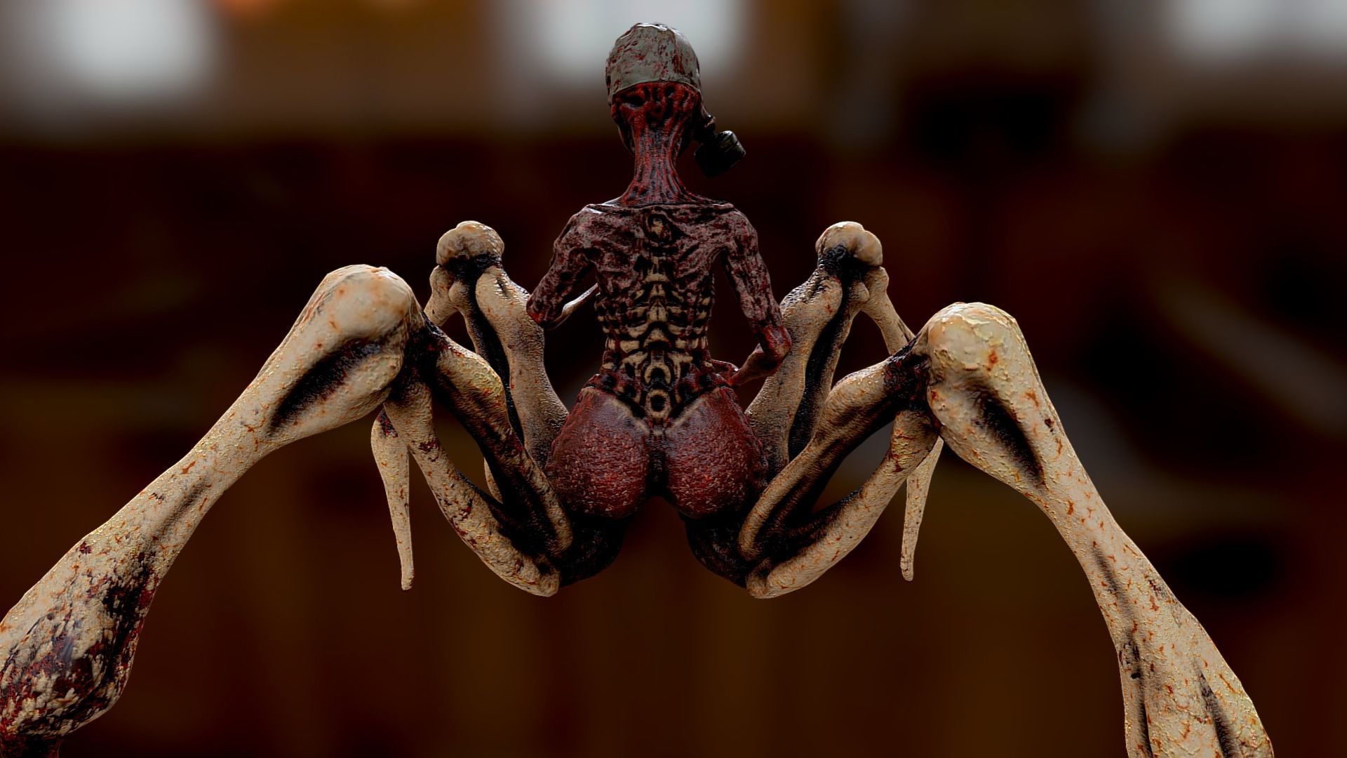 Monsters Pack Low-poly 3D model_10