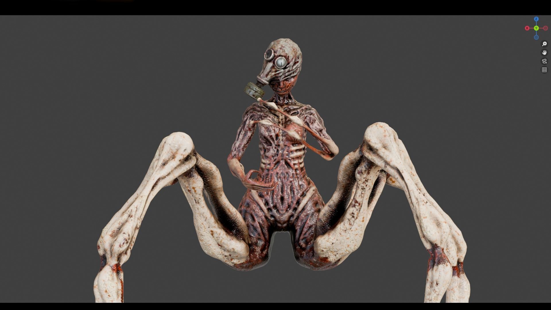 Monsters Pack Low-poly 3D model_15