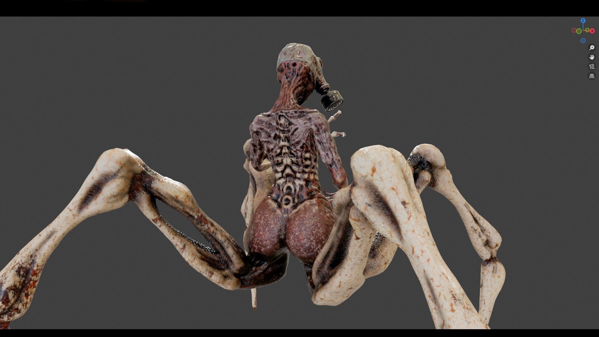 Monsters Pack Low-poly 3D model_14