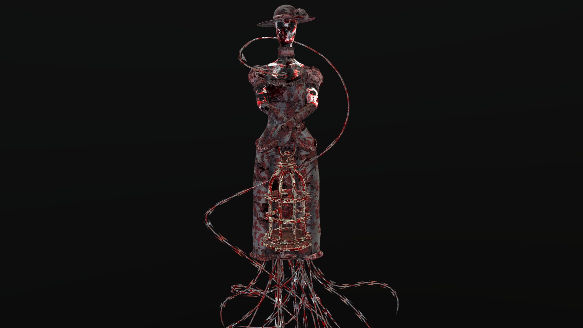 Monsters Pack Low-poly 3D model_6