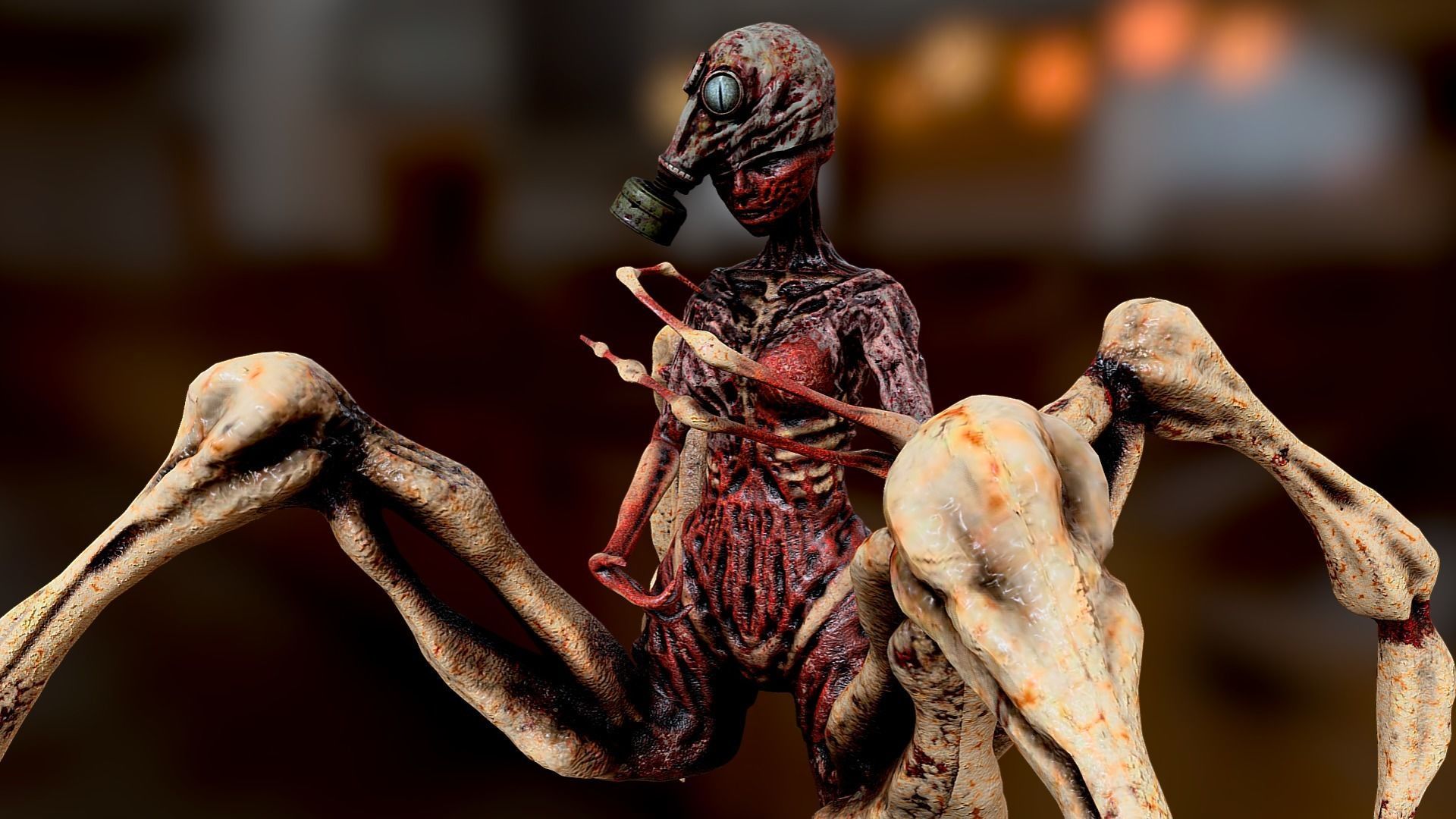 Monsters Pack Low-poly 3D model_11