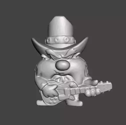 LOONEY TUNES ROCK BAND YOSEMITE SAM PROMOTIONAL FIGURE 90S PVC