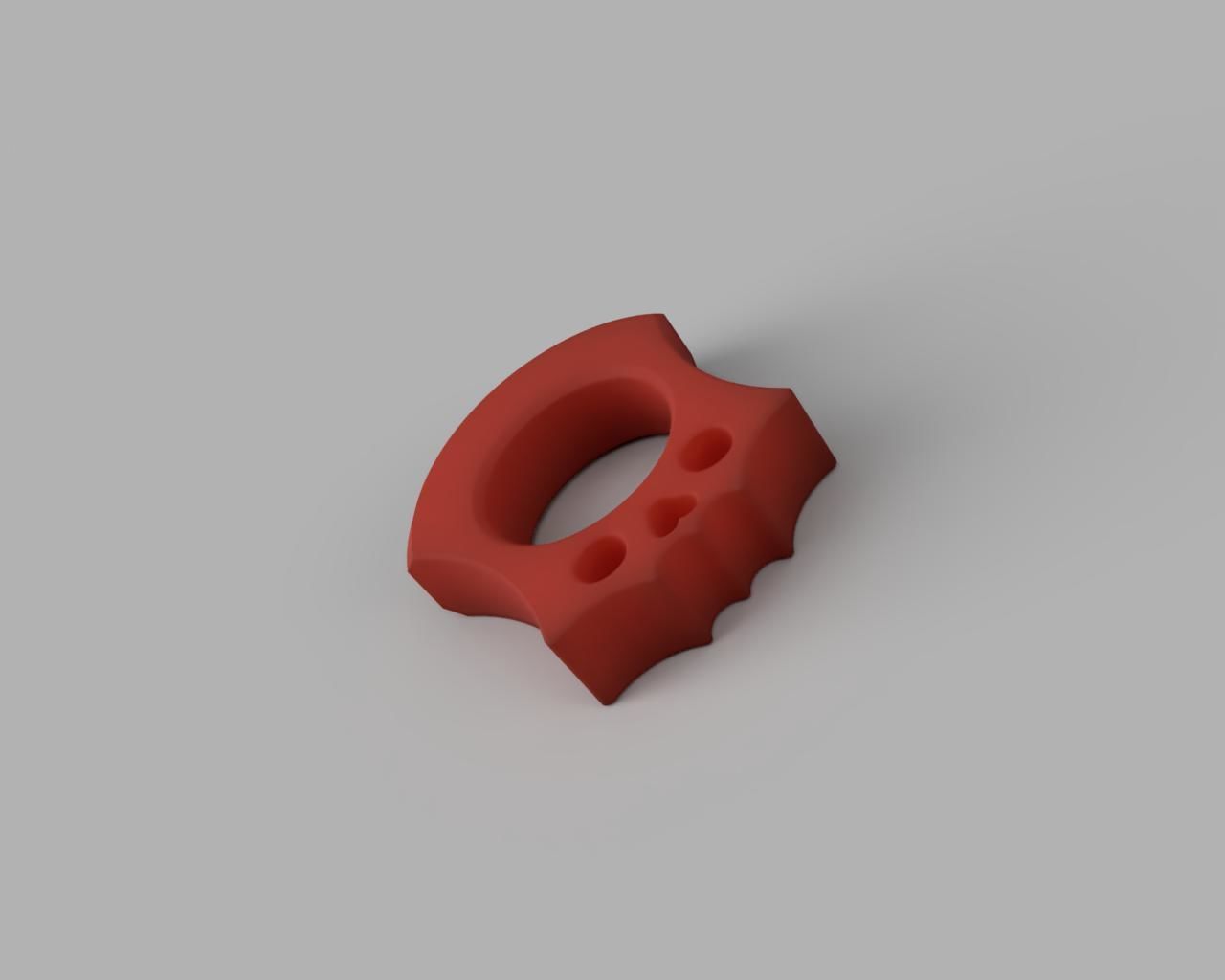 SFK skull or bonehead knuck 3D print model_3