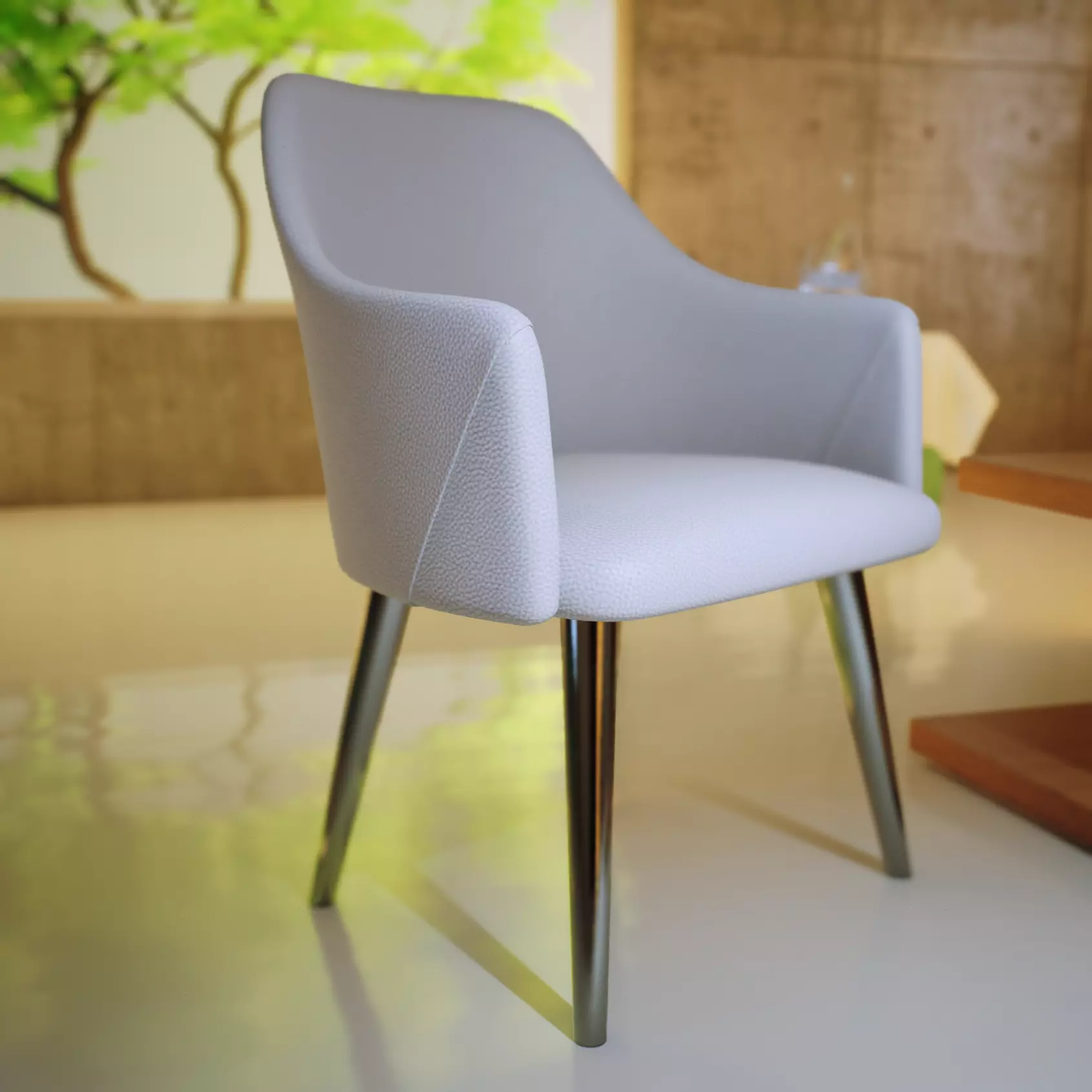 Dining Arm Chair Free 3D model