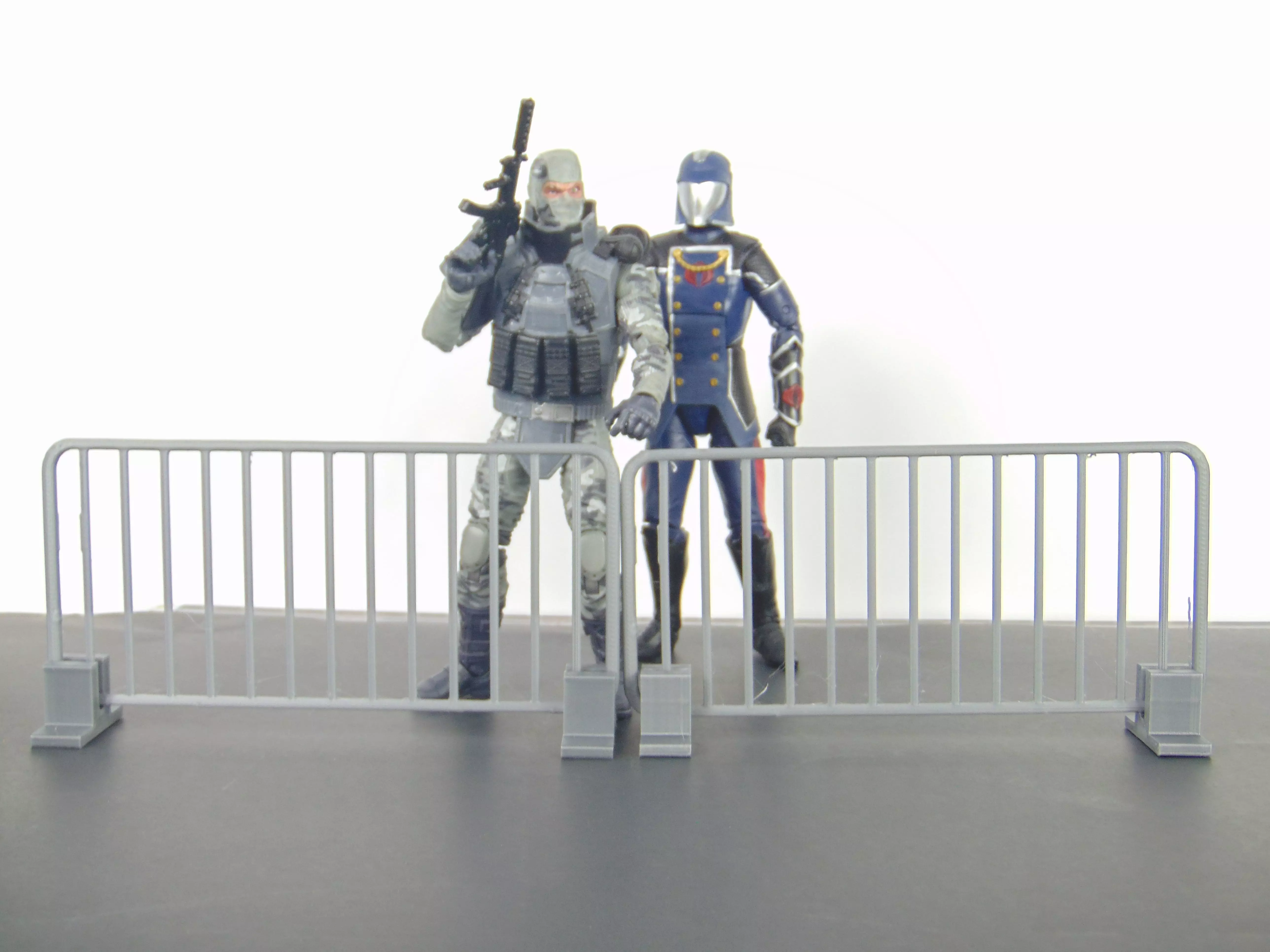 GI JOE Classified 112 Crowd Control Fence 3D Print Diorama Prop 3D print model