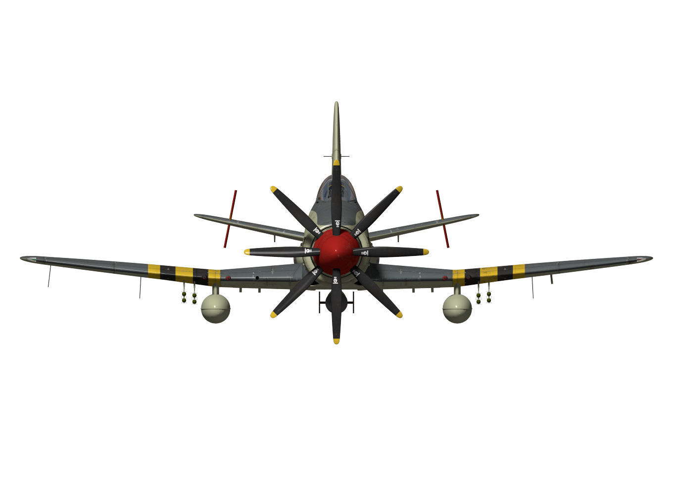 Westland Wyvern Mk4 3D model_10