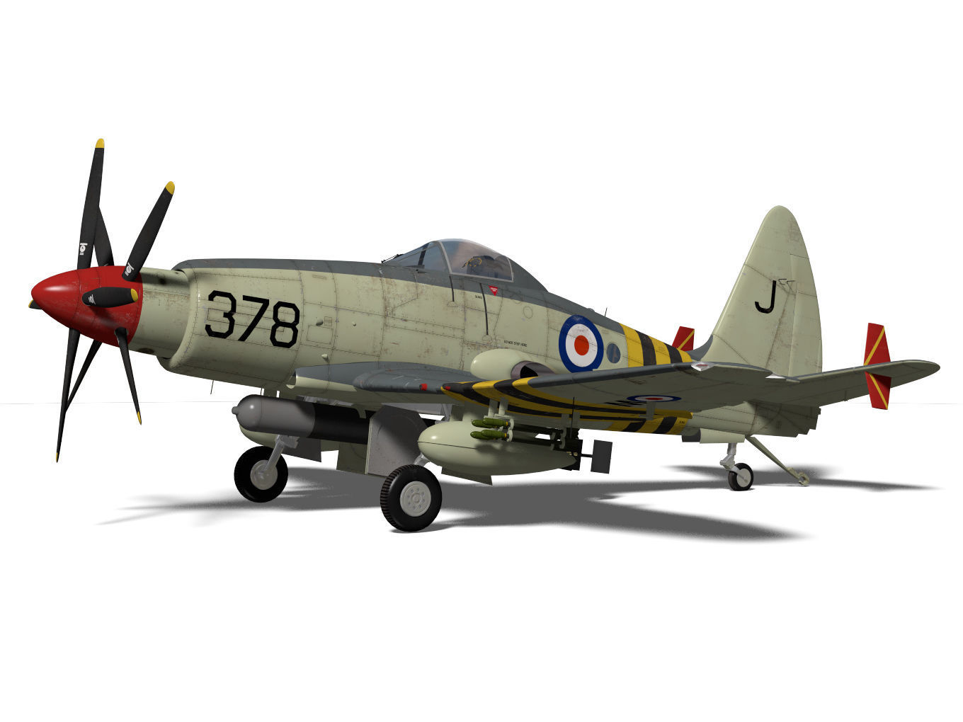 Westland Wyvern Mk4 3D model_4