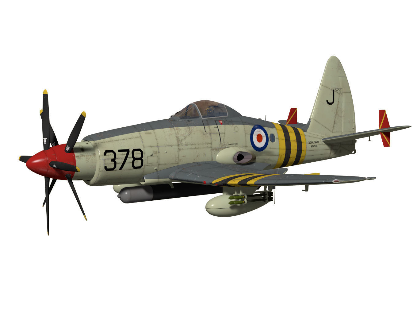 Westland Wyvern Mk4 3D model_2