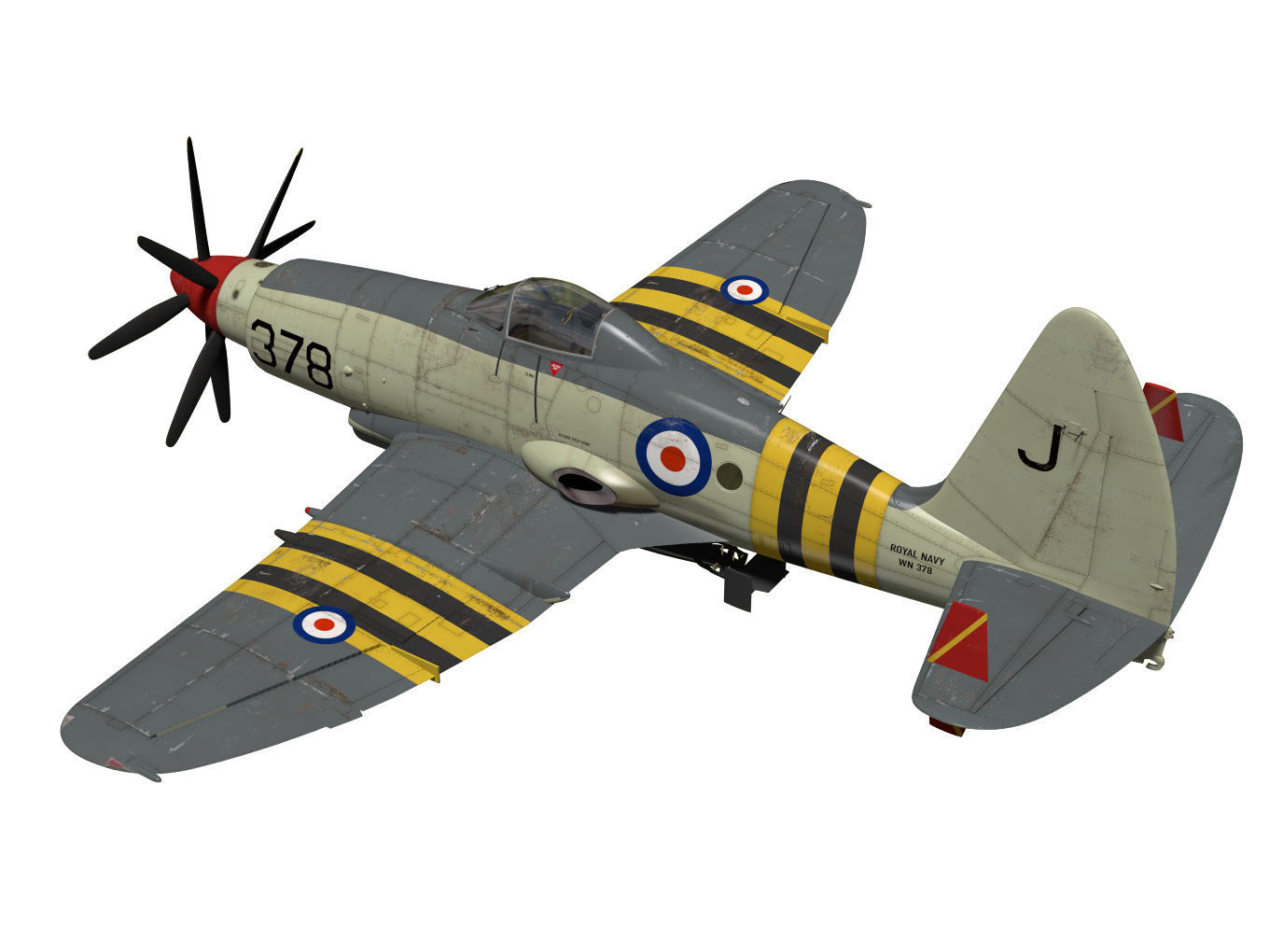 Westland Wyvern Mk4 3D model_1