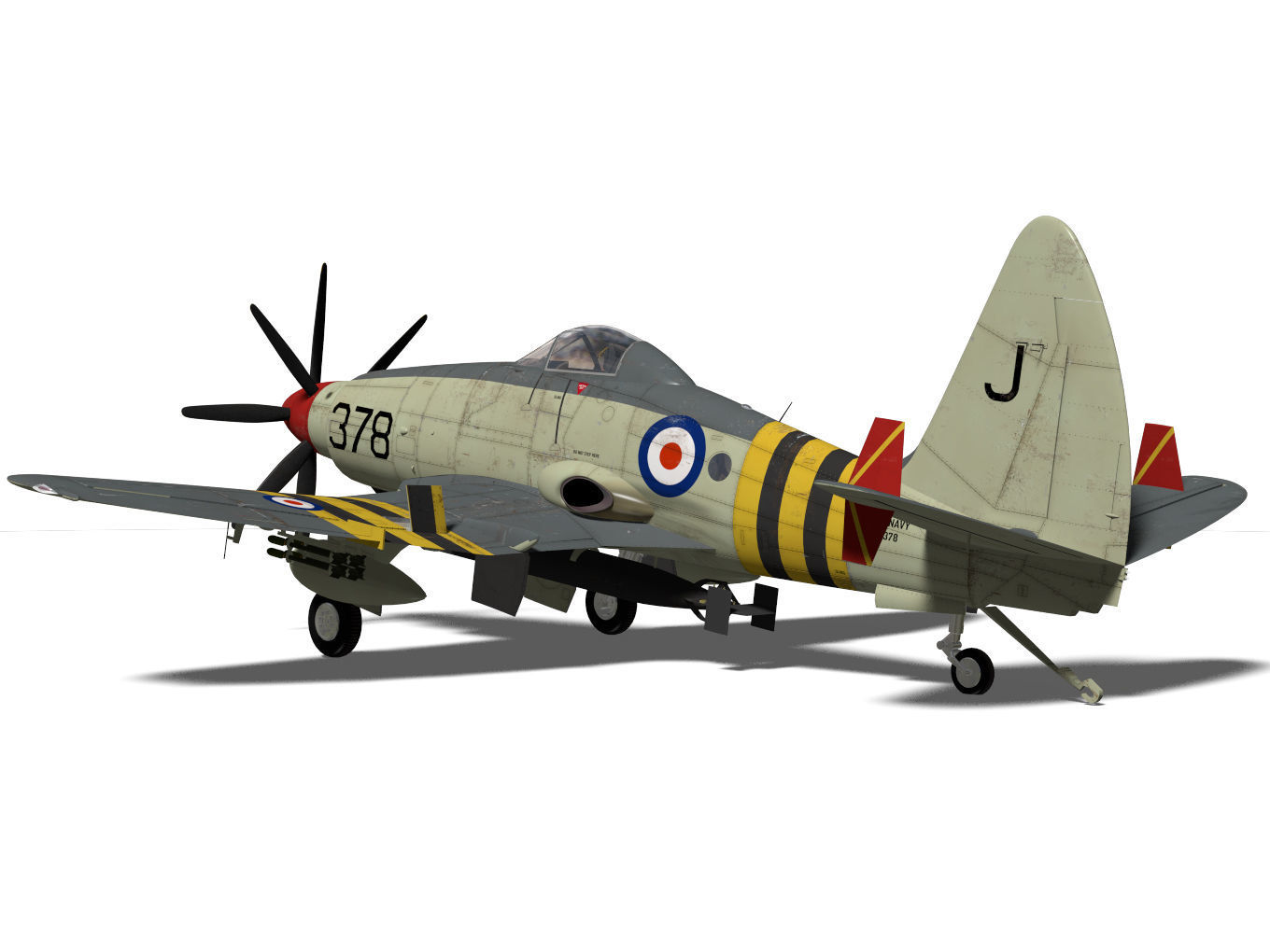 Westland Wyvern Mk4 3D model_5