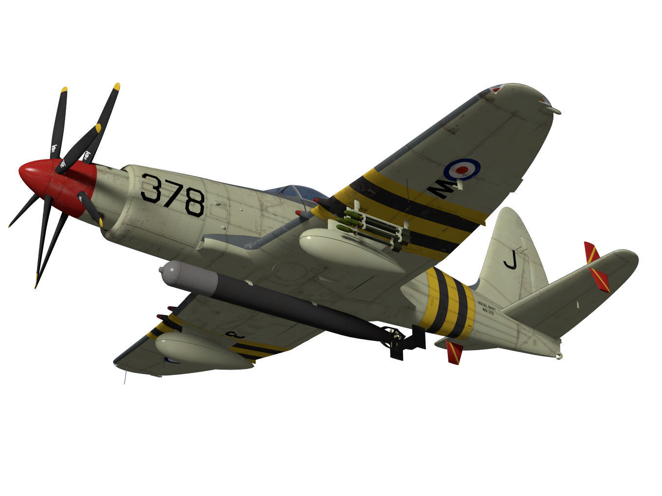 Westland Wyvern Mk4 3D model_3
