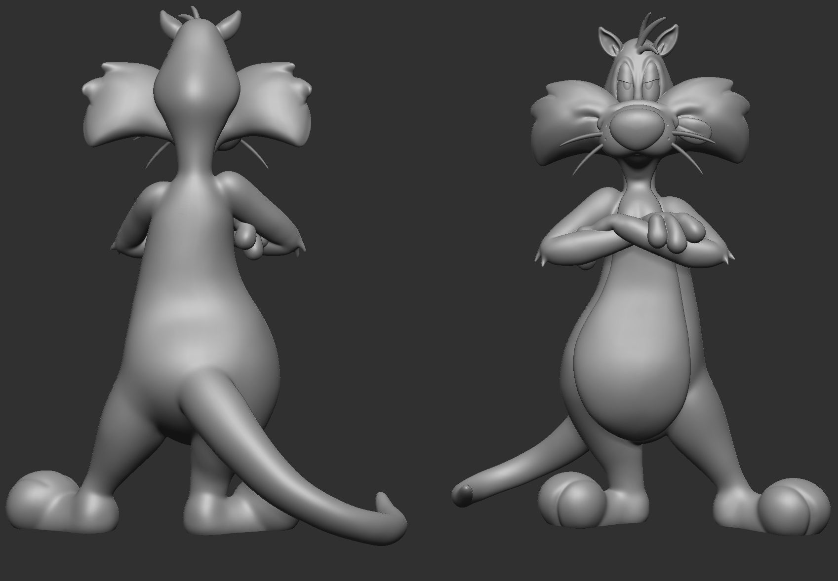Sylvester Cat 3D print model_4