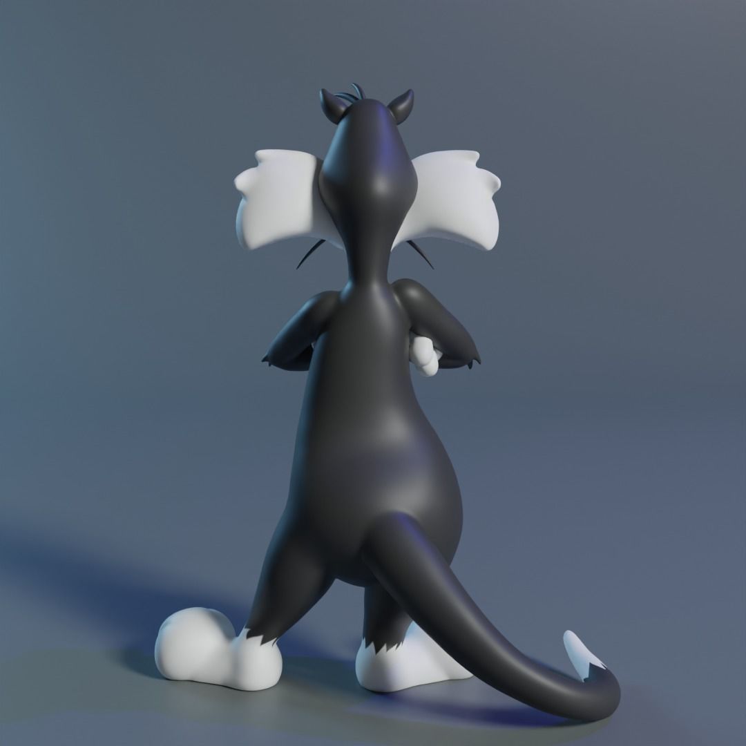 Sylvester Cat 3D print model_3