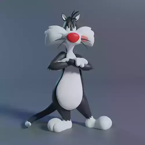 Sylvester Cat 3D print model