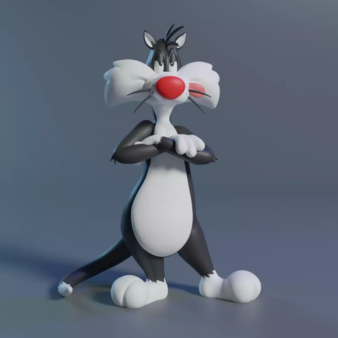 Sylvester Cat 3D print model_0