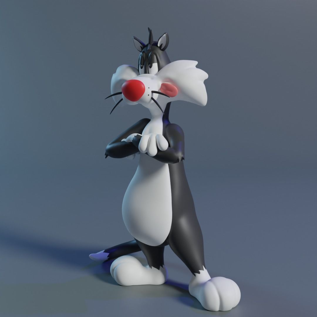 Sylvester Cat 3D print model_1