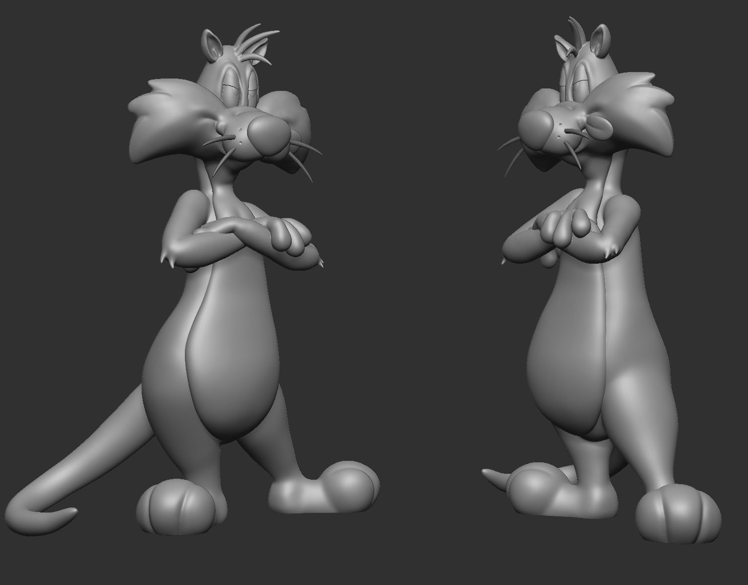 Sylvester Cat 3D print model_5