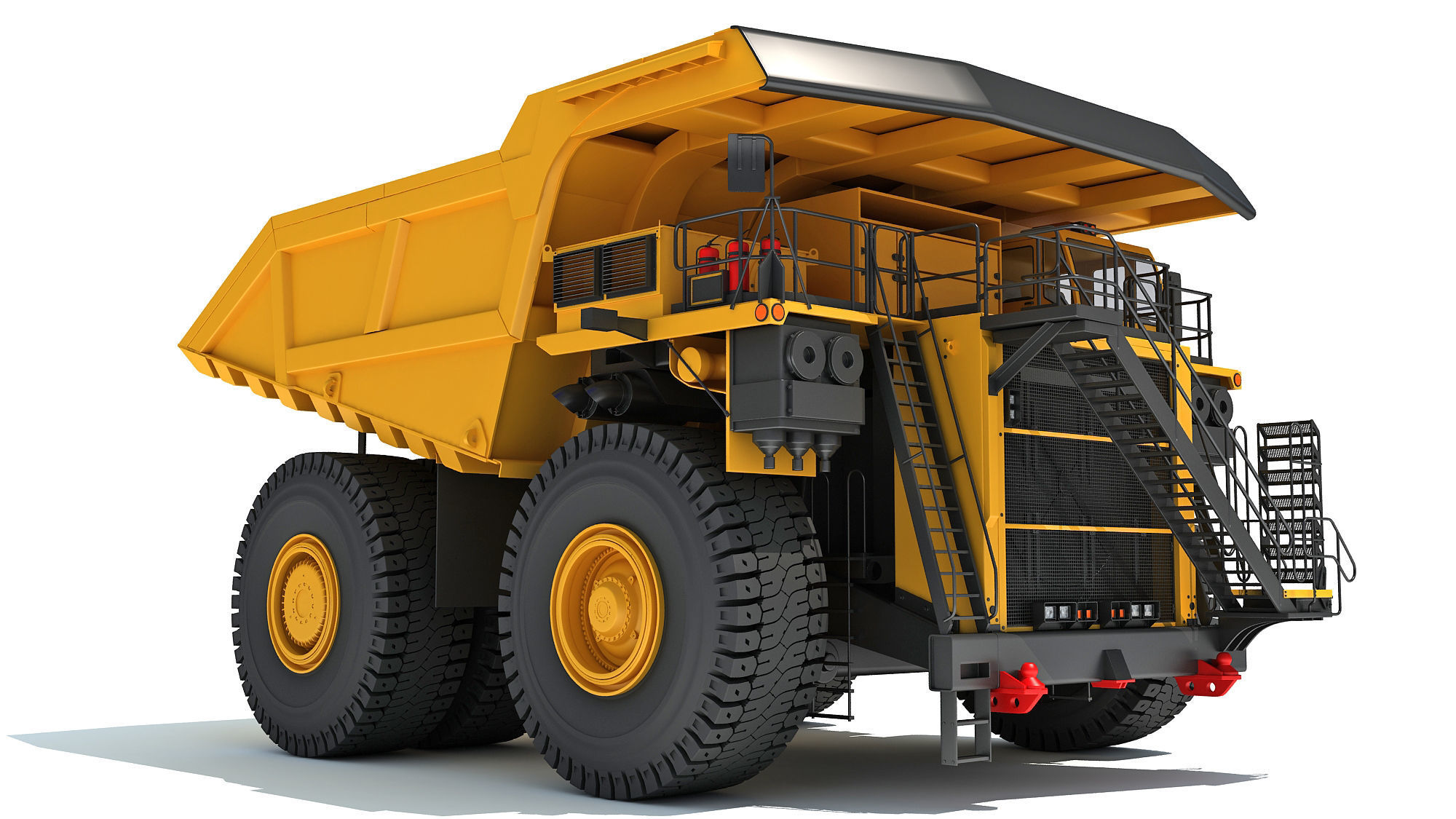 Off Highway Mining Dump Truck 3D model_9