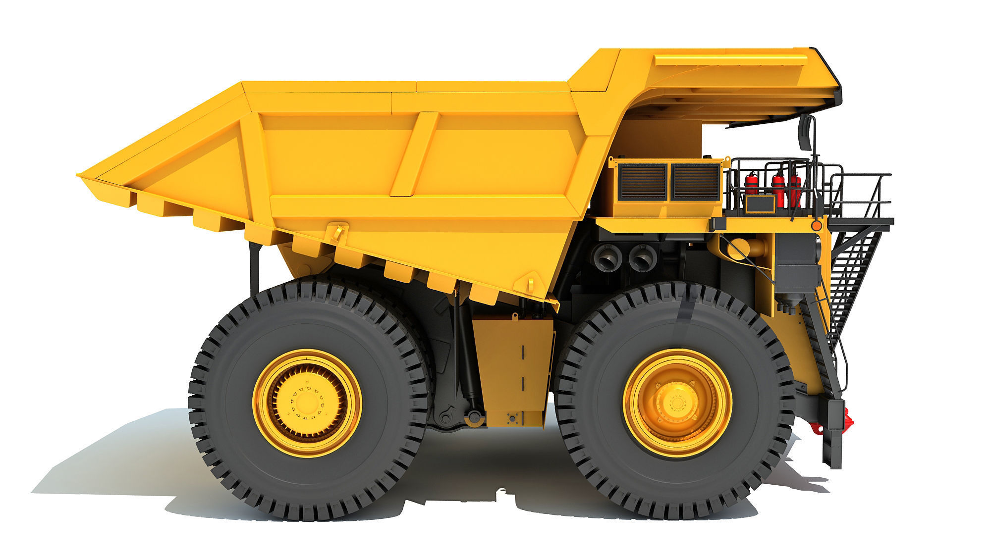 Off Highway Mining Dump Truck 3D model_7