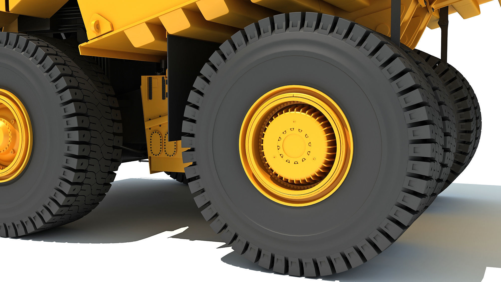 Off Highway Mining Dump Truck 3D model_14