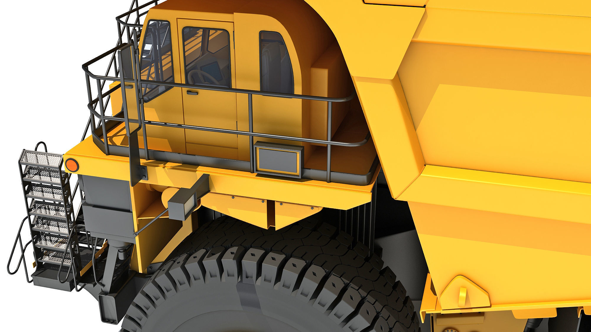 Off Highway Mining Dump Truck 3D model_13