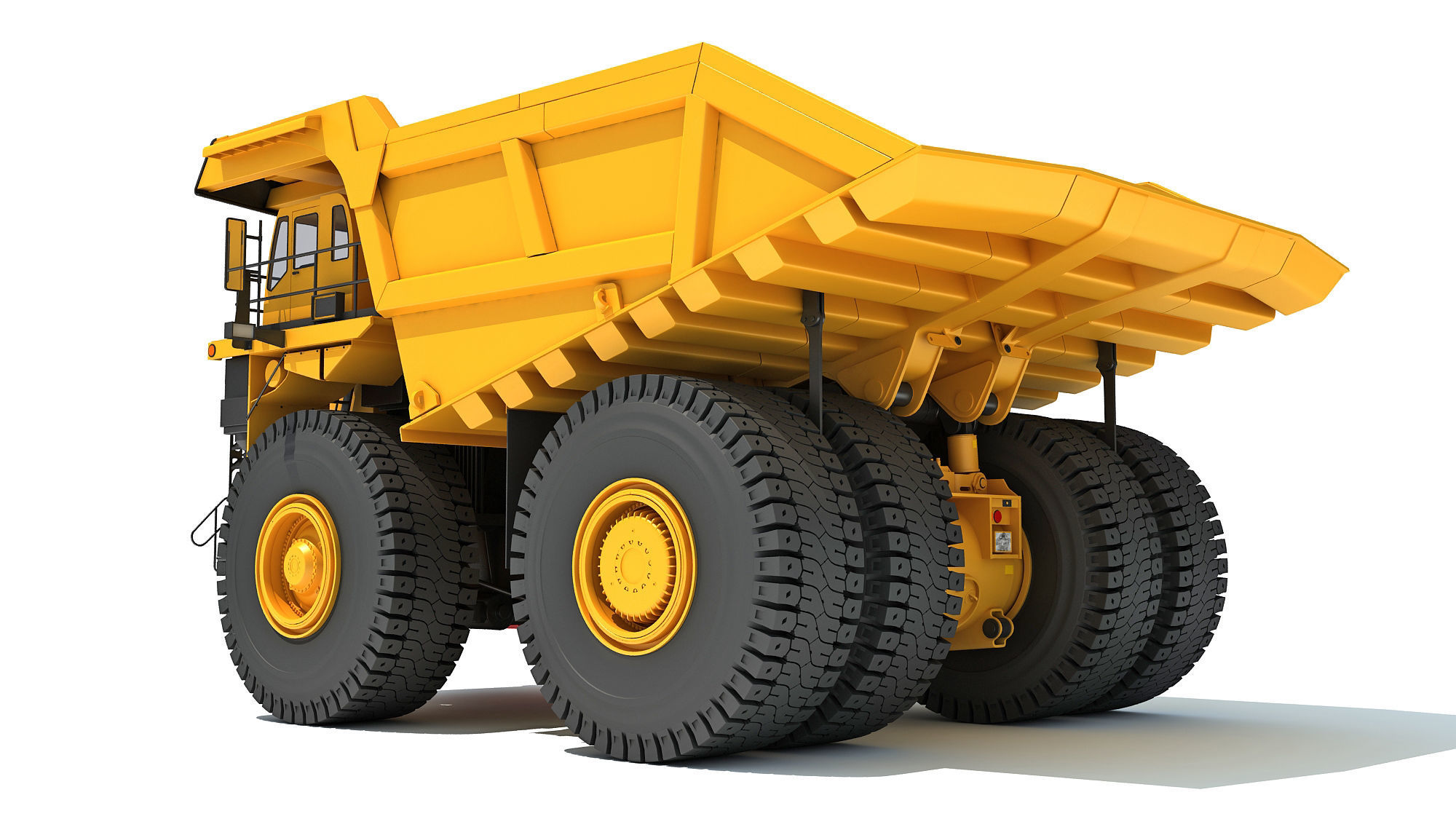 Off Highway Mining Dump Truck 3D model_3