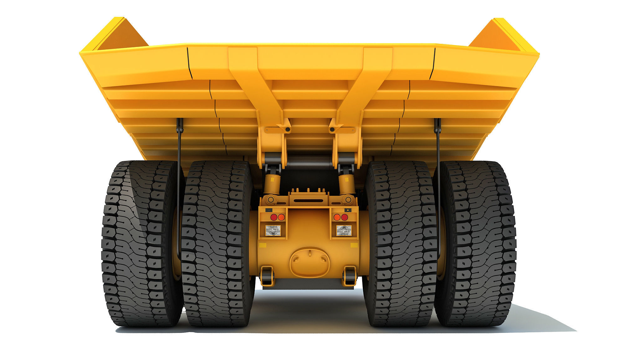Off Highway Mining Dump Truck 3D model_4