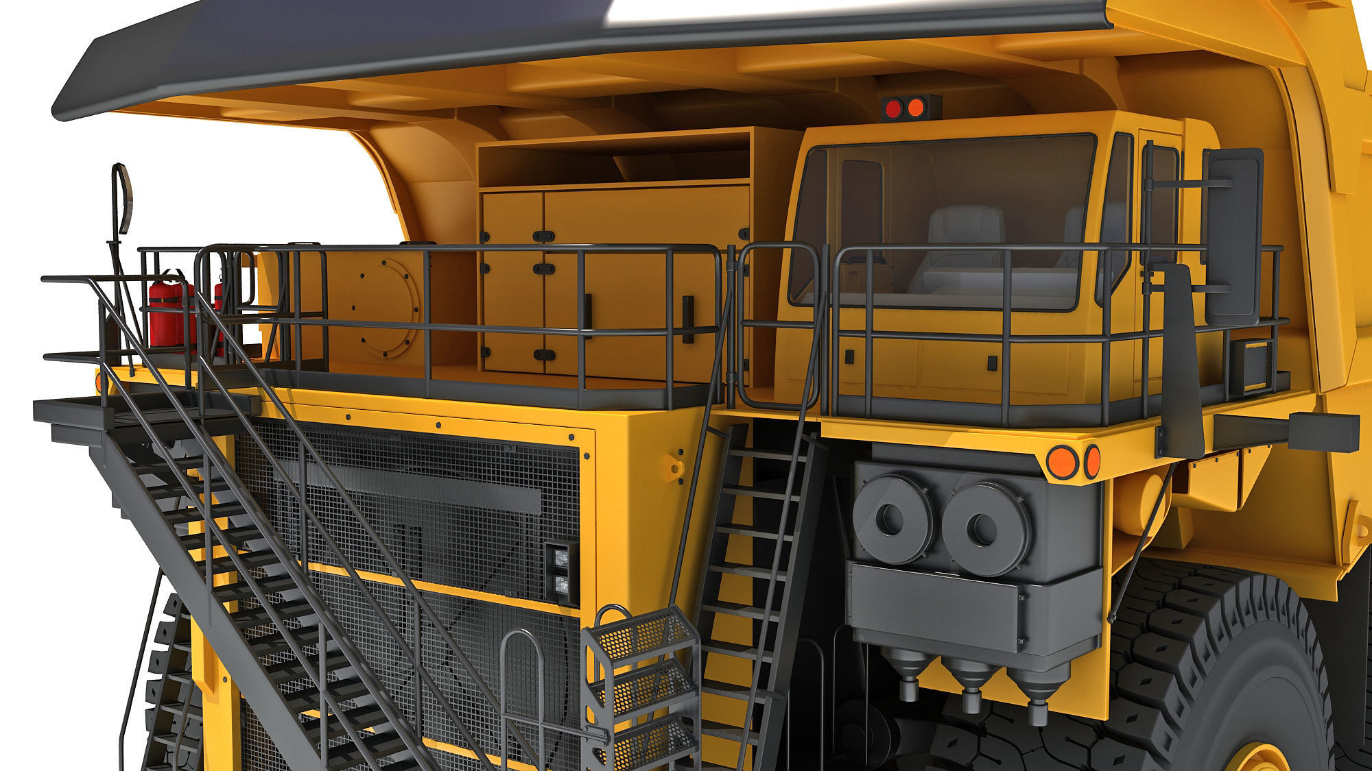 Off Highway Mining Dump Truck 3D model_11