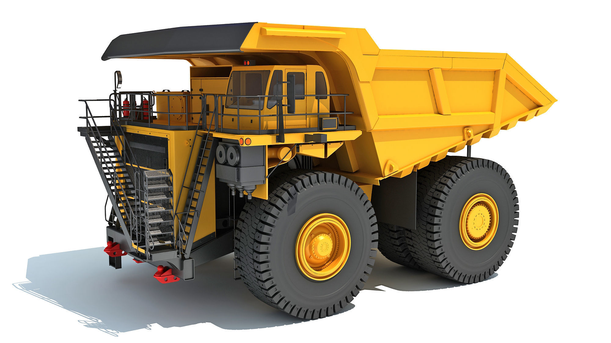 Off Highway Mining Dump Truck 3D model_1