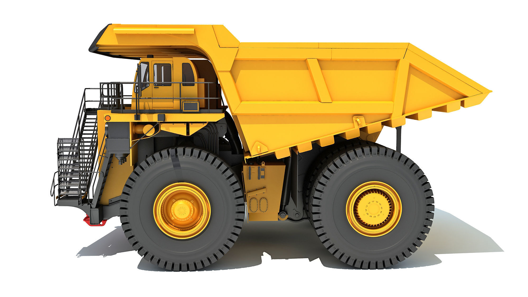 Off Highway Mining Dump Truck 3D model_2