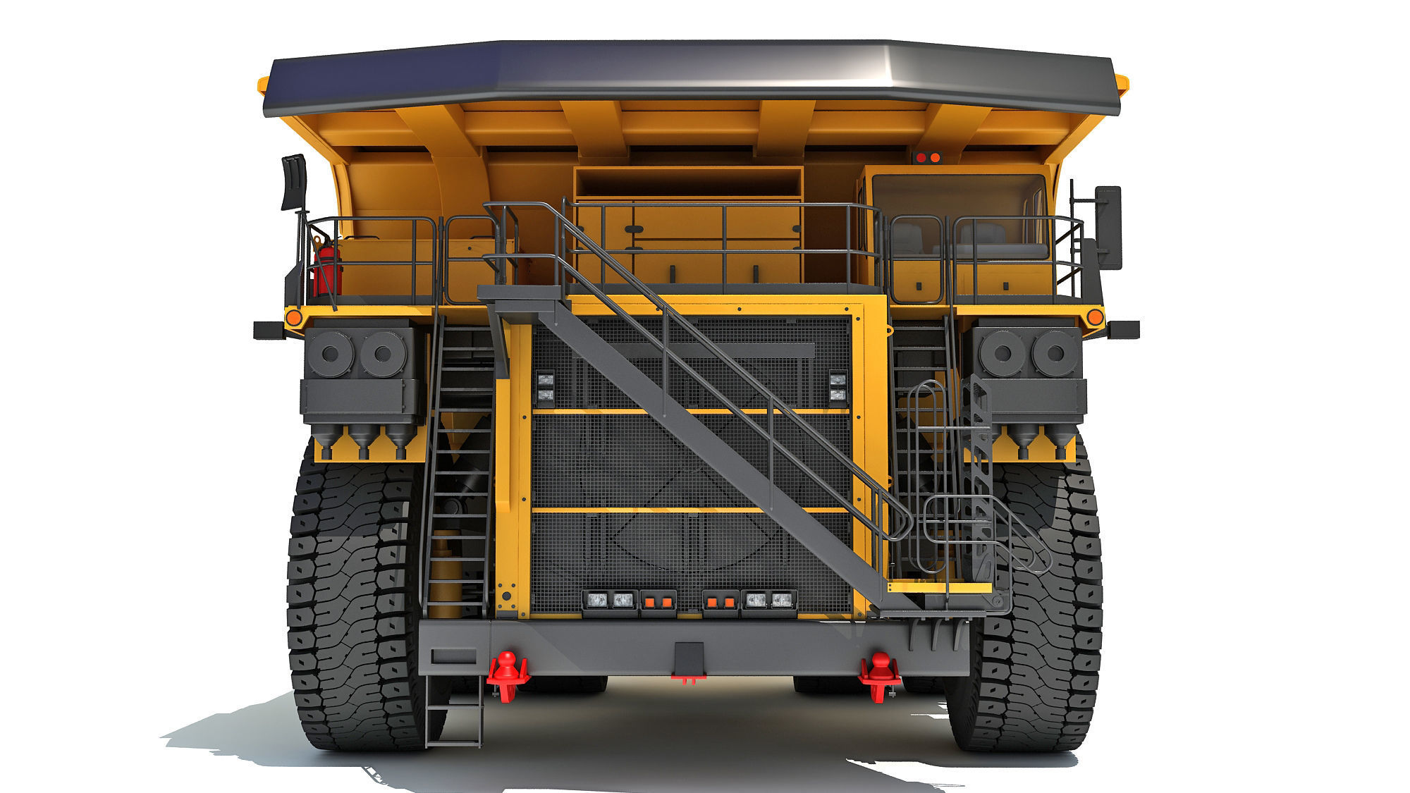 Off Highway Mining Dump Truck 3D model_10