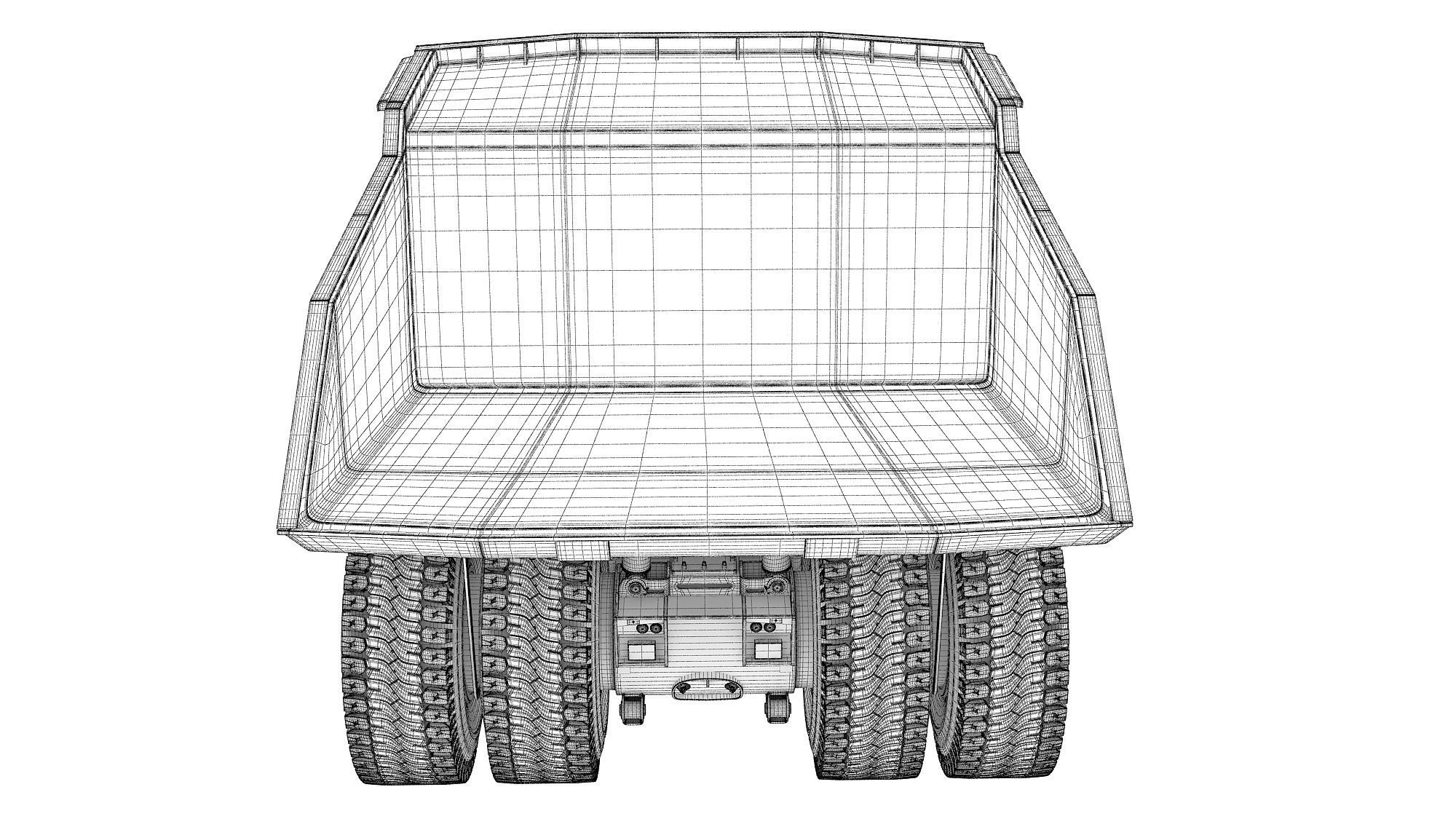 Off Highway Mining Dump Truck 3D model_18