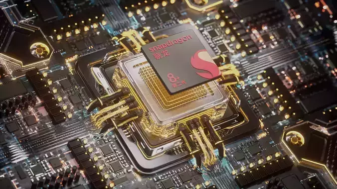 C4D Octane CPU chip core capacitance Scifi Circuit board GPU