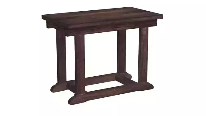 Zinc Top Console Table