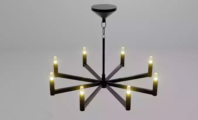 Black Metallic Chandelier