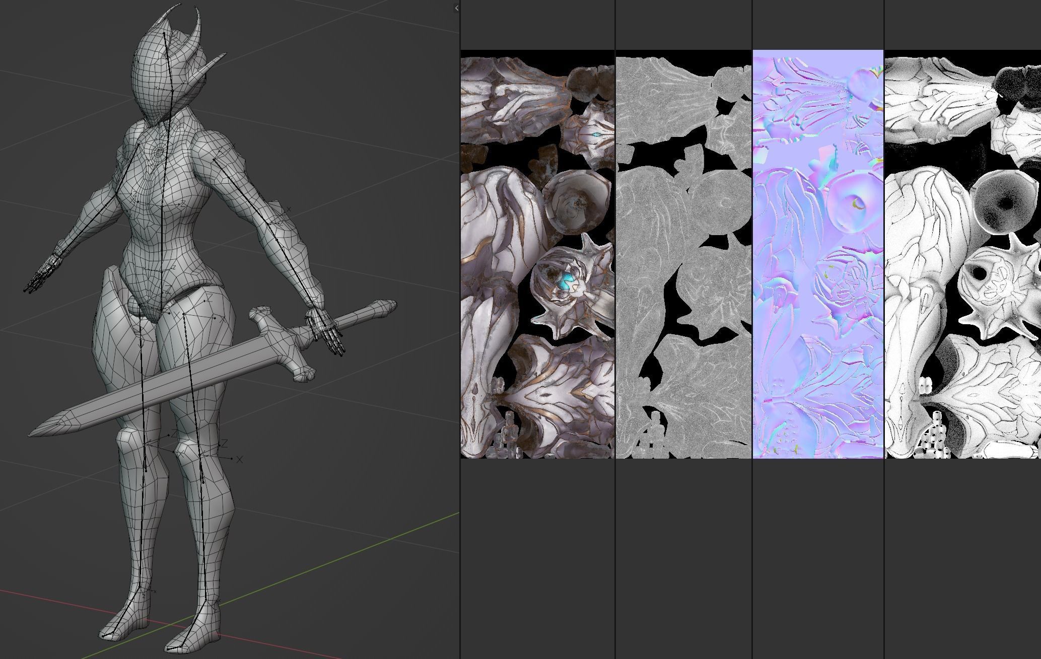 Mecha Lord Ramen Low-poly 3D model_3