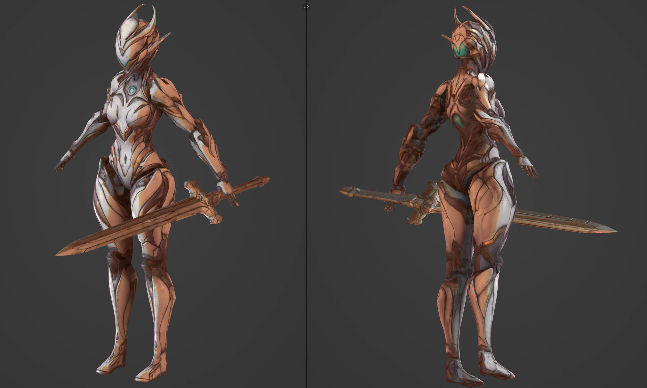 Mecha Lord Ramen Low-poly 3D model_2