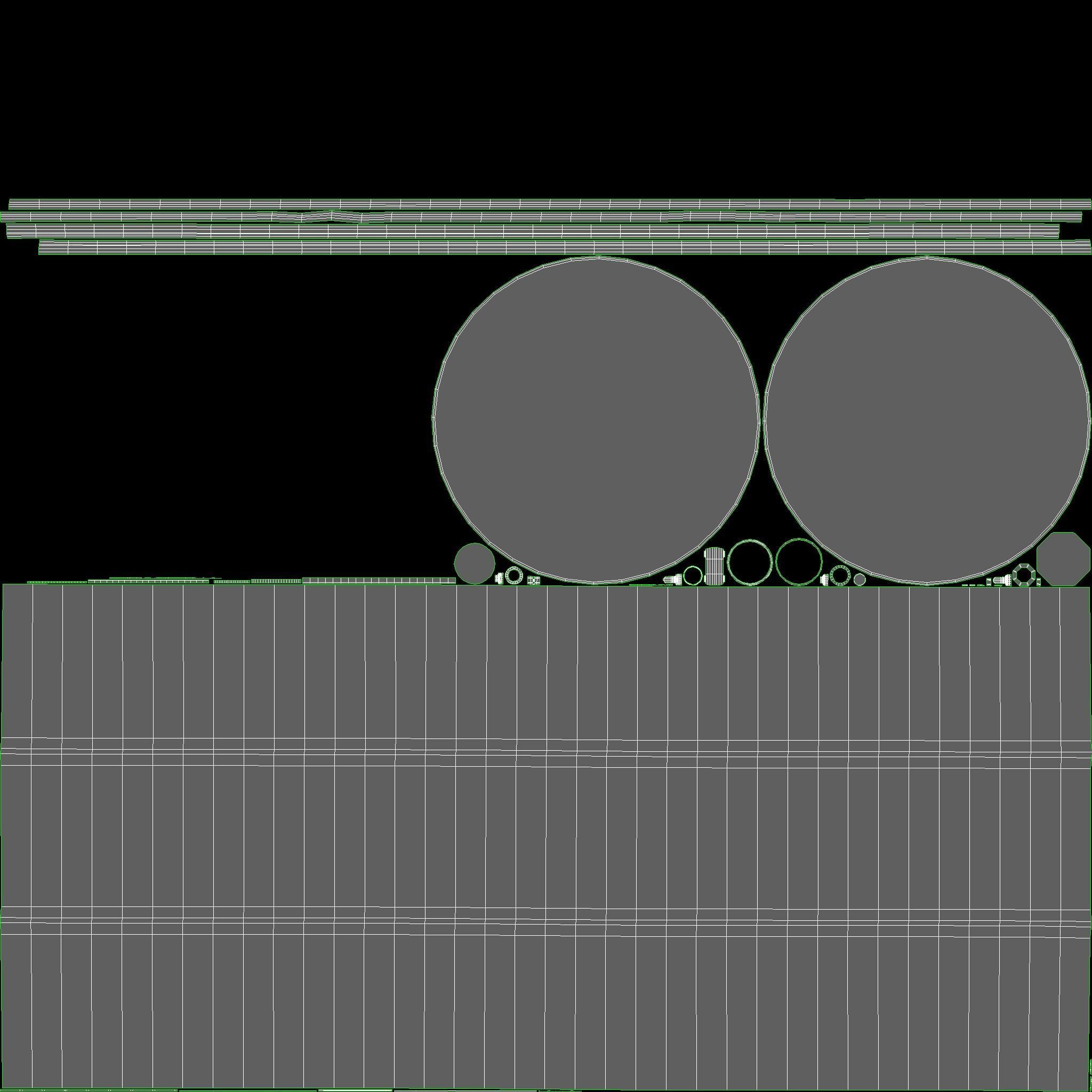 Oil Barrel 1 Low-poly 3D model_30