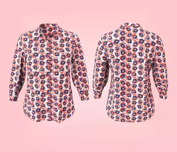 Women AOP Apparel Fashion Shirt