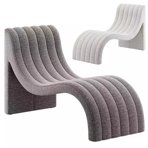 Upholstered Chaise Lounge by Meridian Furniture