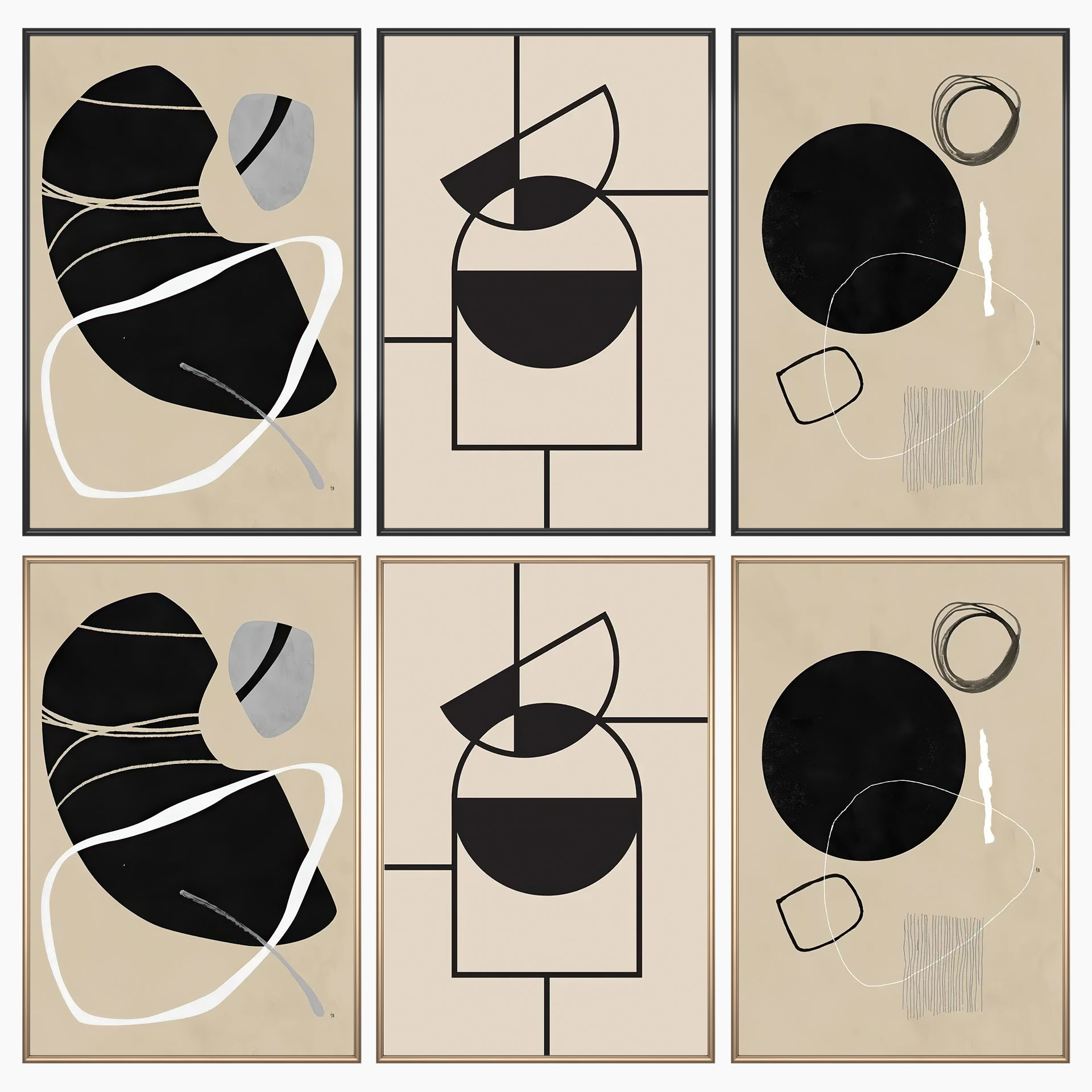 Wall Art Set 4219 3D model_1