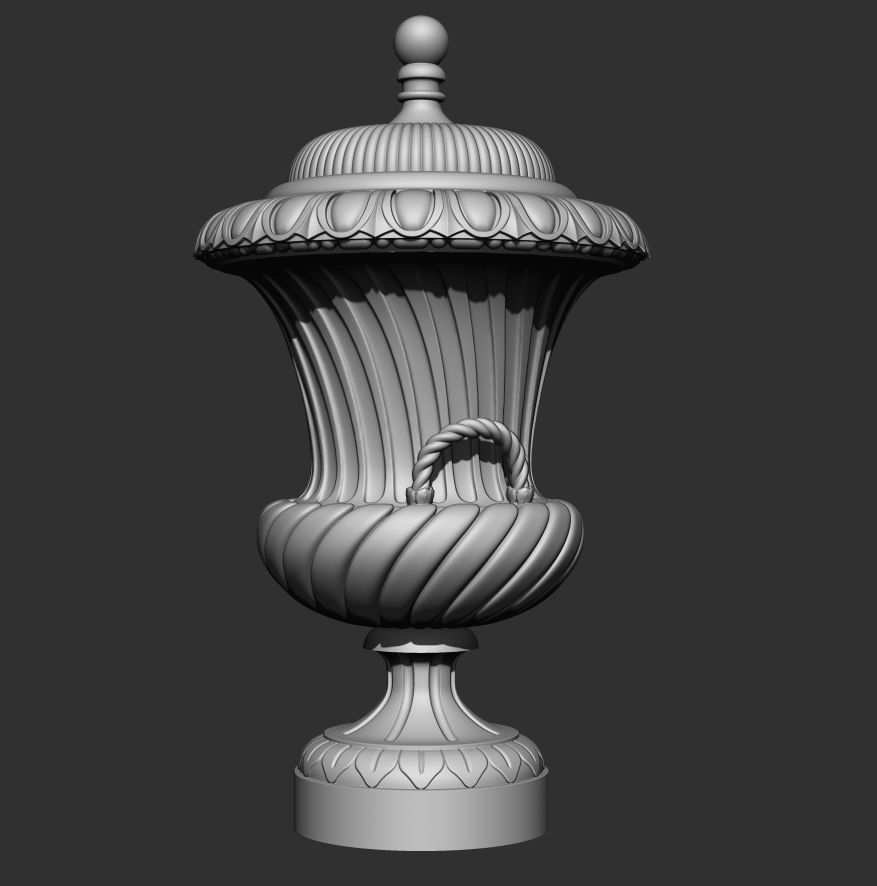 Urn with classical decoration 3D model_5