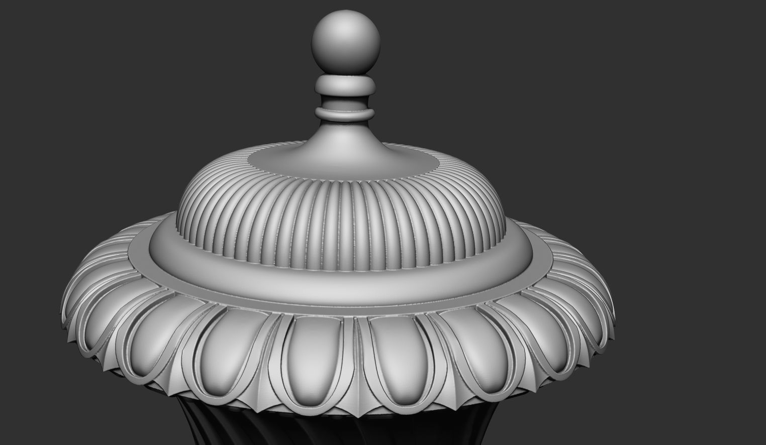 Urn with classical decoration 3D model_7