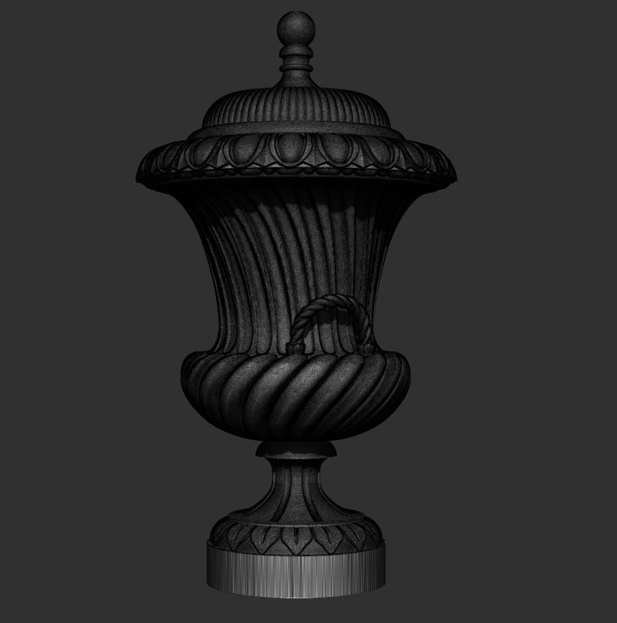 Urn with classical decoration 3D model_6
