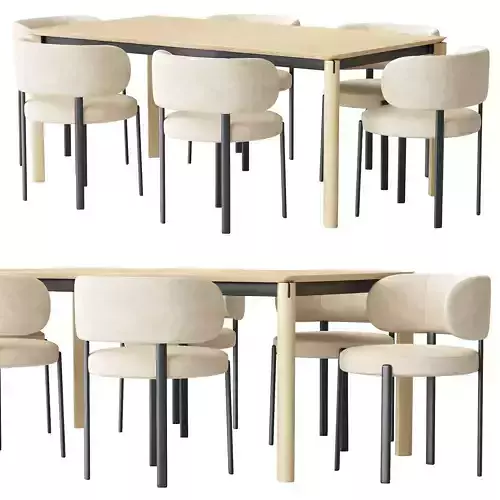 Roma chair and laga table