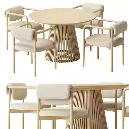 Joli chair and Jeanette table